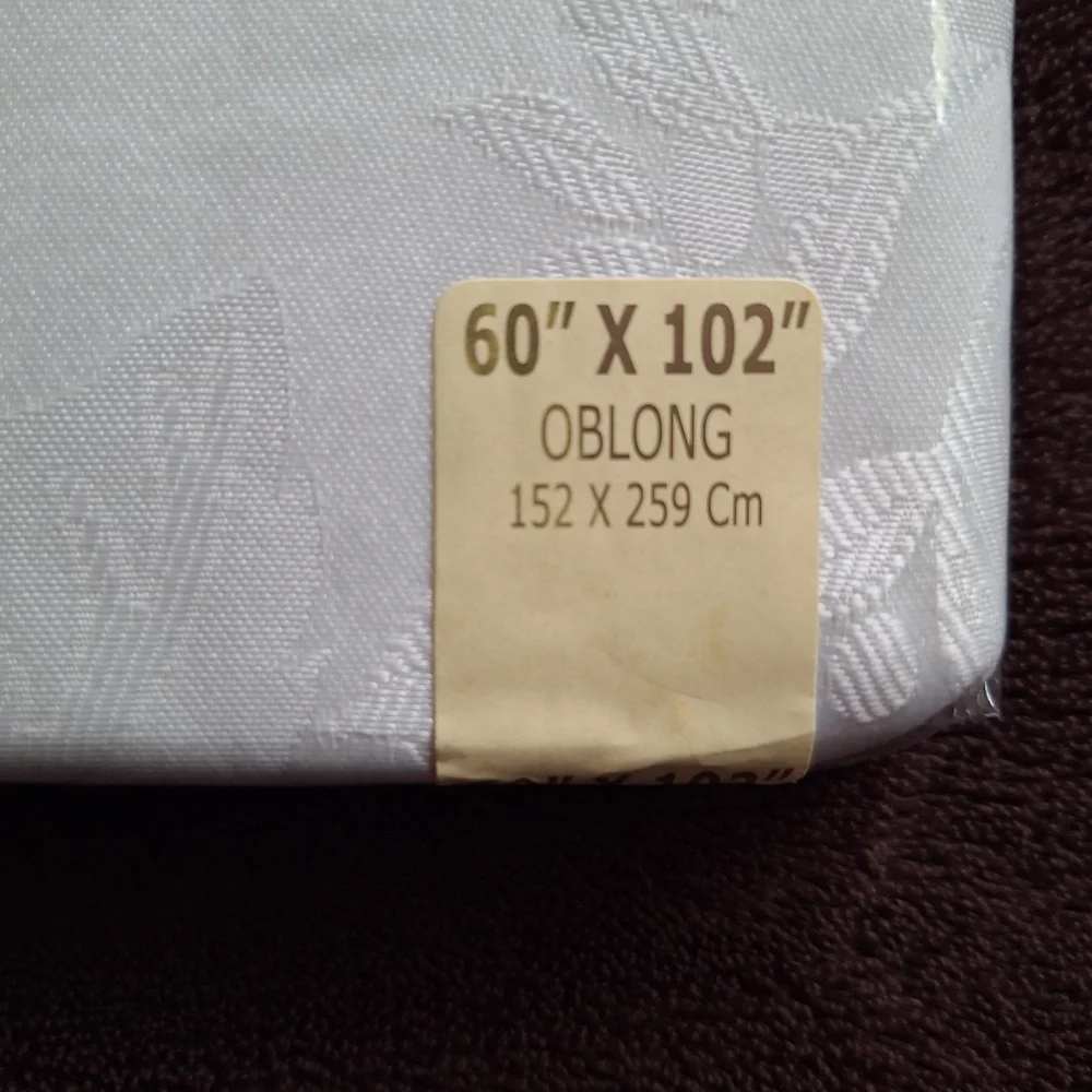 Cream Tablecloth